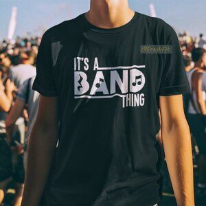 🆕It's A Band Thing Black T-Shirt Graphic Tee